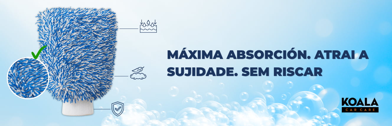 Luva de Lavagem de Microfibra para Carro